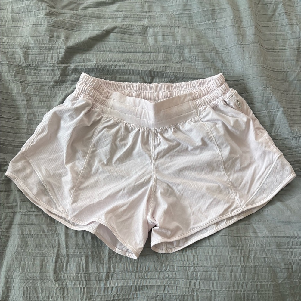 Lululemon Athletica White Athletic Shorts